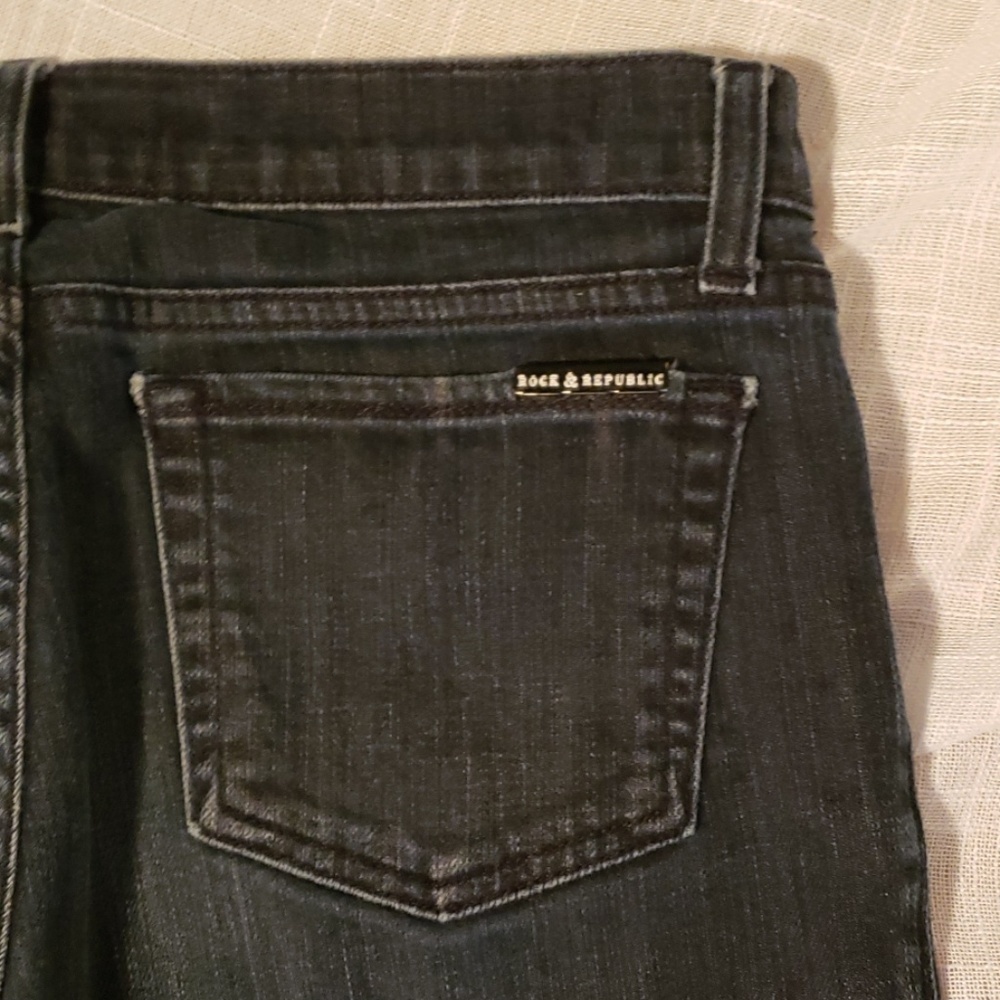 Rock & Republic Limited Edition Recession Collection Black Jeans - Picture 4 of 7